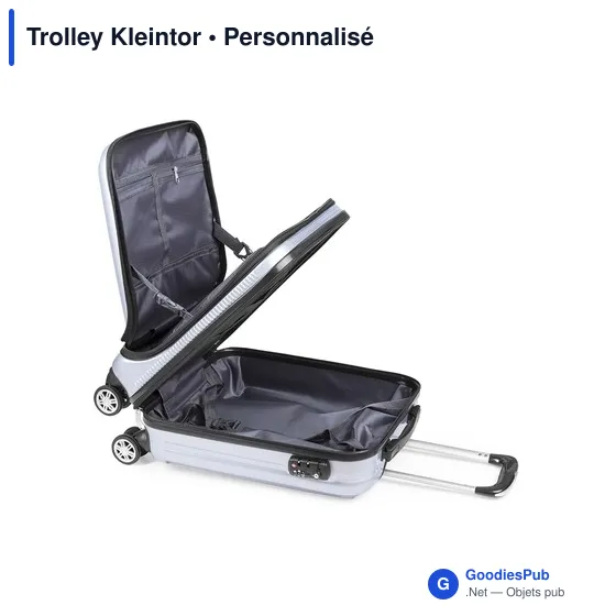 Trolley personnalisable avec logo pour entreprises - Kleintor - Image 6