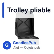 Trolley pliable personnalisable en EVA avec logo - Jordana - Miniature 4