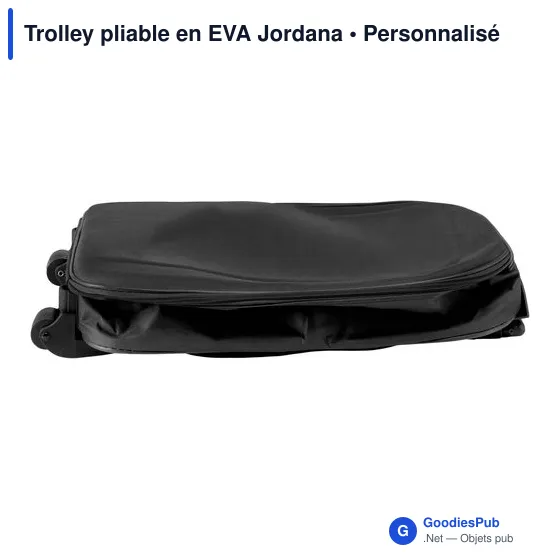 Trolley pliable personnalisable en EVA avec logo - Jordana - Image 6