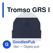 Bonnet personnalisable Tromso GRS RPET avec logo - Miniature 3