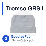 Bonnet personnalisable Tromso GRS RPET avec logo - Miniature 6