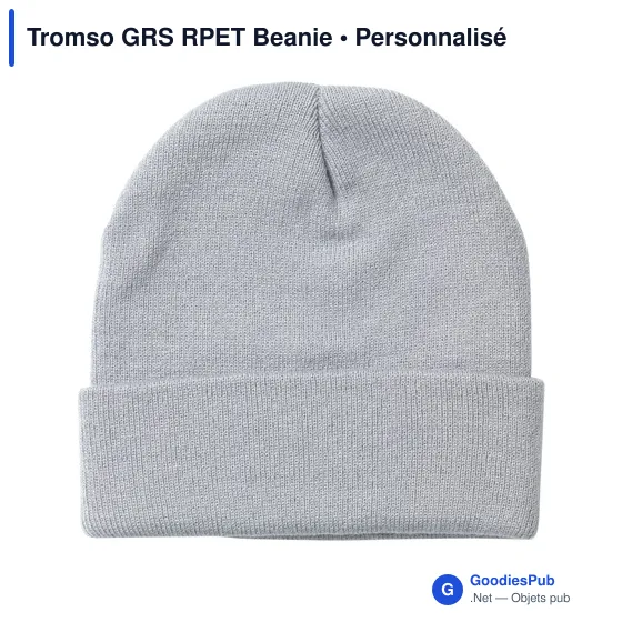 Bonnet personnalisable Tromso GRS RPET avec logo - Image 6