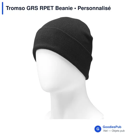 Bonnet personnalisable Tromso GRS RPET avec logo - Image 7