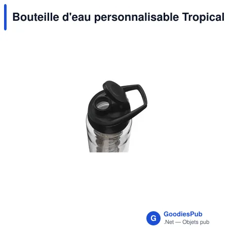 Bouteille d'eau personnalisable Tropical Drink 700 ml avec logo