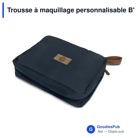 Trousse à maquillage personnalisable B'RIGHT avec logo