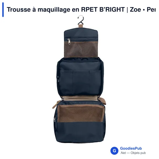 Trousse à maquillage personnalisable B'RIGHT avec logo - Image 4