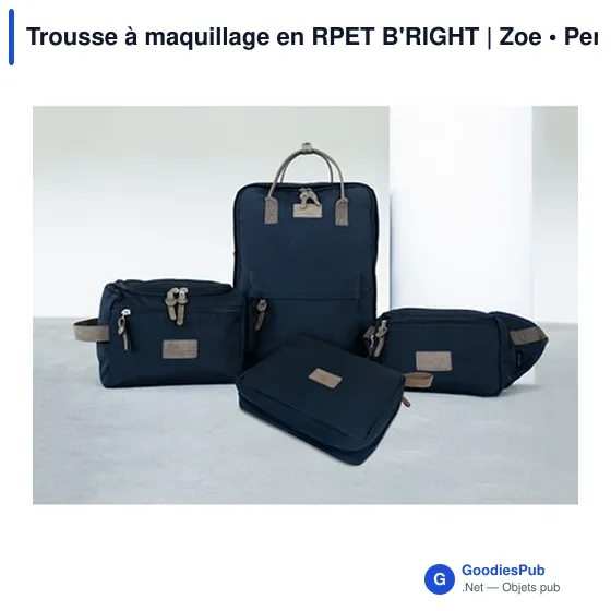 Trousse à maquillage personnalisable B'RIGHT avec logo - Image 7