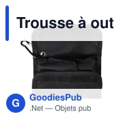 Trousse à outils personnalisable en polyester 600D avec logo - Miniature 1
