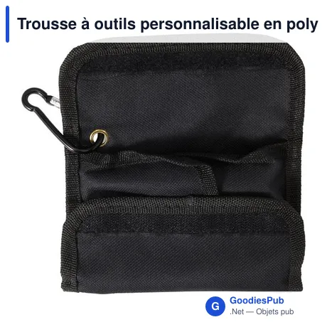 Trousse à outils personnalisable en polyester 600D avec logo