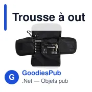 Trousse à outils personnalisable en polyester 600D avec logo - Miniature 2