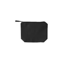 Variante noir - Trousse de maquillage personnalisable en coton recyclé - Cressidaavec logo