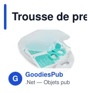 Trousse de premiers secours personnalisable 10 pièces avec logo - Elbrus - Miniature 2