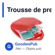 Trousse de premiers secours personnalisable 10 pièces avec logo - Elbrus - Miniature 3