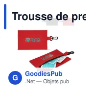 Trousse de premiers secours personnalisable 13 pièces avec logo - Denali - Miniature 1