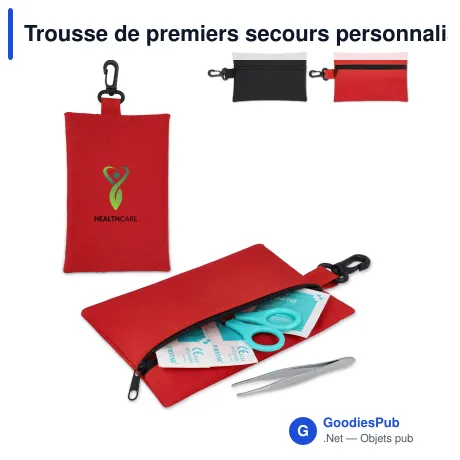 Trousse de premiers secours personnalisable 14 pièces avec logo - Rora