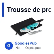 Trousse de premiers secours personnalisable 14 pièces avec logo - Rora - Miniature 2