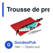 Trousse de premiers secours personnalisable 14 pièces avec logo - Rora - Miniature 3
