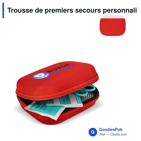 Trousse de premiers secours personnalisable 15 pièces avec logo - Everest