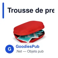Trousse de premiers secours personnalisable 15 pièces avec logo - Everest - Miniature 2