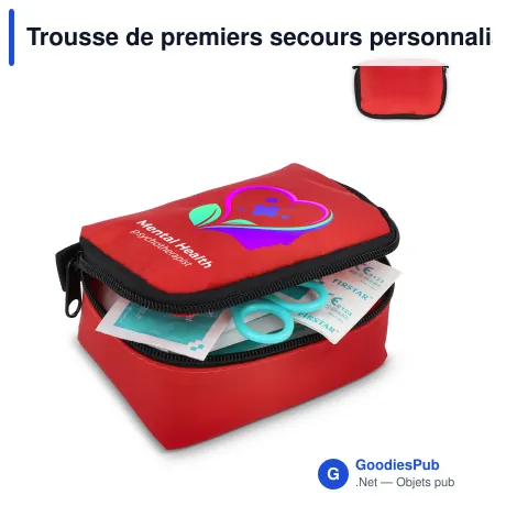 Trousse de premiers secours personnalisable 16 pièces avec logo - Fuji