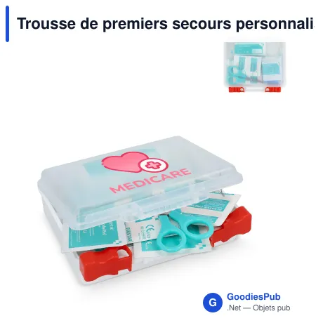 Trousse de premiers secours personnalisable 37 pièces avec logo - Sierra
