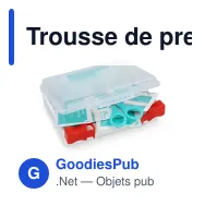 Trousse de premiers secours personnalisable 37 pièces avec logo - Sierra - Miniature 2
