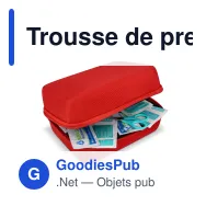 Trousse de premiers secours personnalisable 40 pièces en EVA avec logo - Andes - Miniature 2
