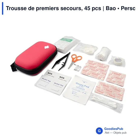 Trousse de premiers secours personnalisable avec logo | Bao - Image 5