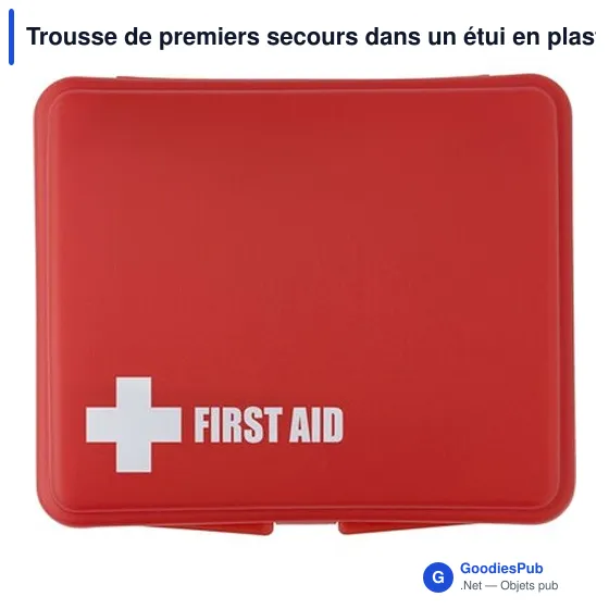 Trousse de premiers secours personnalisable avec logo - 10 pcs - Image 2