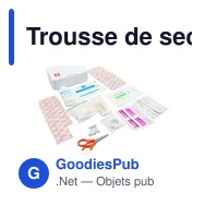 Trousse de secours personnalisable avec logo - 64 pièces | Ramona - Miniature 1