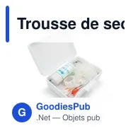 Trousse de secours personnalisable avec logo - 64 pièces | Ramona - Miniature 3