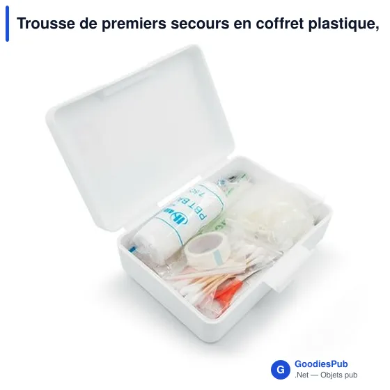 Trousse de secours personnalisable avec logo - 64 pièces | Ramona - Image 3