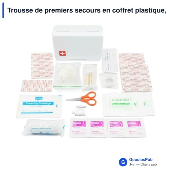 Trousse de secours personnalisable avec logo - 64 pièces | Ramona - Image 5