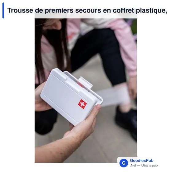 Trousse de secours personnalisable avec logo - 64 pièces | Ramona - Image 9