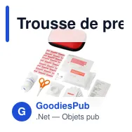 Trousse de premiers secours en pochette, 16 pcs - Miniature 1