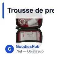 Trousse de premiers secours en pochette, 16 pcs - Miniature 2