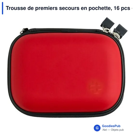 Trousse de premiers secours en pochette, 16 pcs - Image 3