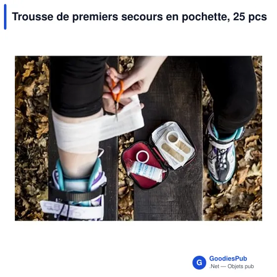 Trousse de premiers secours en pochette, 25 pcs | Briar - Image 2