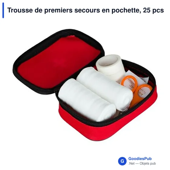 Trousse de premiers secours en pochette, 25 pcs | Briar - Image 3