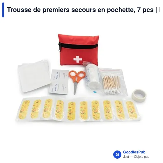Trousse de premiers secours personnalisable avec logo - 7 pcs | Holden - Image 2