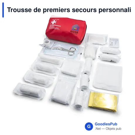 Trousse de premiers secours personnalisable pour voiture avec logo | Gemma