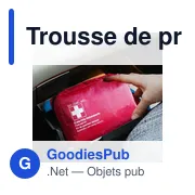 Trousse de premiers secours personnalisable pour voiture avec logo | Gemma - Miniature 2