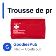 Trousse de premiers secours personnalisable pour voiture avec logo | Gemma - Miniature 4