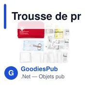 Trousse de premiers secours personnalisable pour voiture avec logo | Gemma - Miniature 5