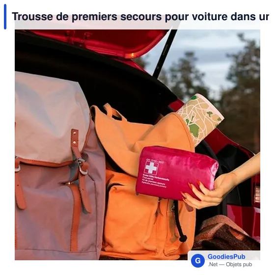 Trousse de premiers secours personnalisable pour voiture avec logo | Gemma - Image 6