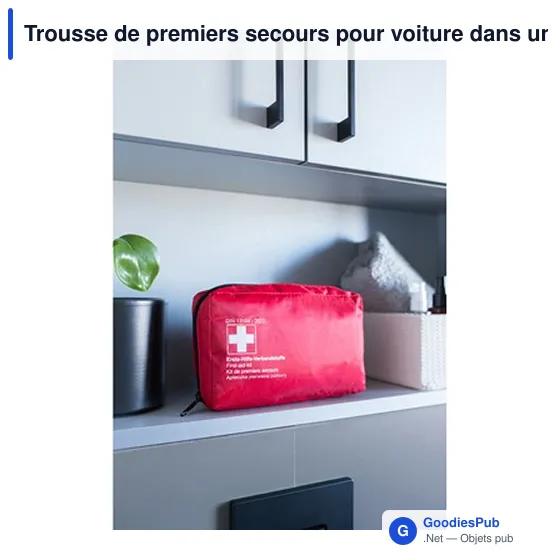 Trousse de premiers secours personnalisable pour voiture avec logo | Gemma - Image 7