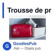 Trousse de premiers secours personnalisable pour voiture avec logo | Gemma - Miniature 8