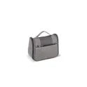 Variante Gris - Trousse de toilette de voyage personnalisable en rPET 300D avec logo - Kora