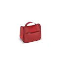 Variante Rouge foncé - Trousse de toilette de voyage personnalisable en rPET 300D avec logo - Kora