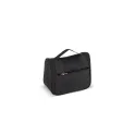 Variante Noir - Trousse de toilette de voyage personnalisable en rPET 300D avec logo - Kora